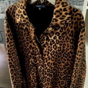 Woman's Animal Print Jacket Size L Jones of NY